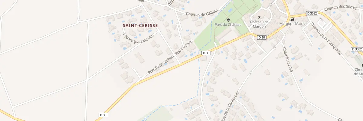 Plan du 2 Rue du Crès à Margon