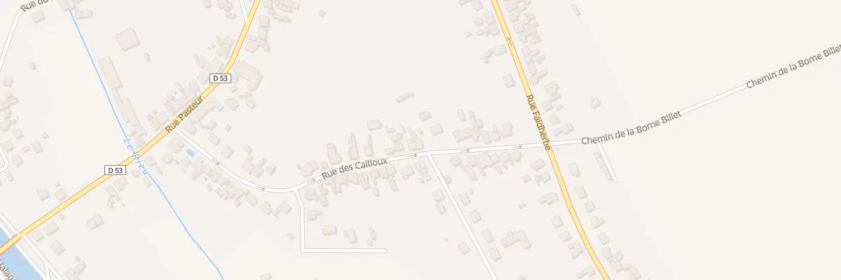Plan du 22 Rue des Cailloux à Tergnier
