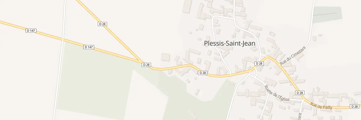 Plan du 10 Rue de Sergines à Plessis-Saint-Jean