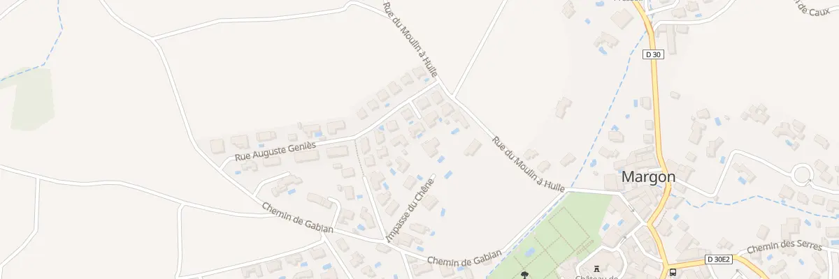 Plan du 24 Rue Auguste Genies à Margon