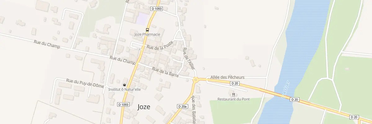 Plan du 1 Rue des Forgerons à Joze
