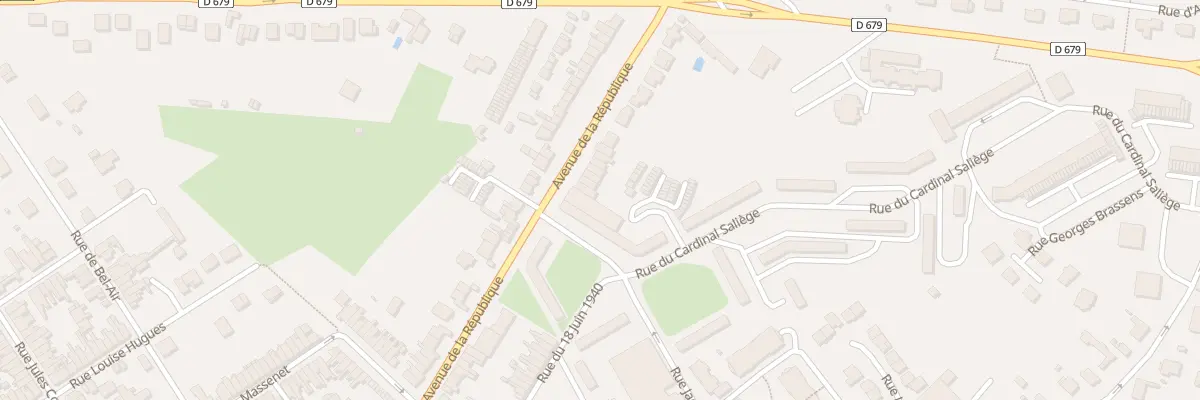 Plan du 68 Av de la République à Saint-Quentin