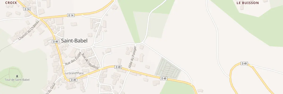 Plan du 5621 La Pelle à Saint-Babel