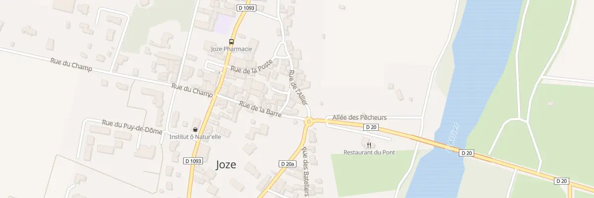 Plan du 3 Rue des Forgerons à Joze