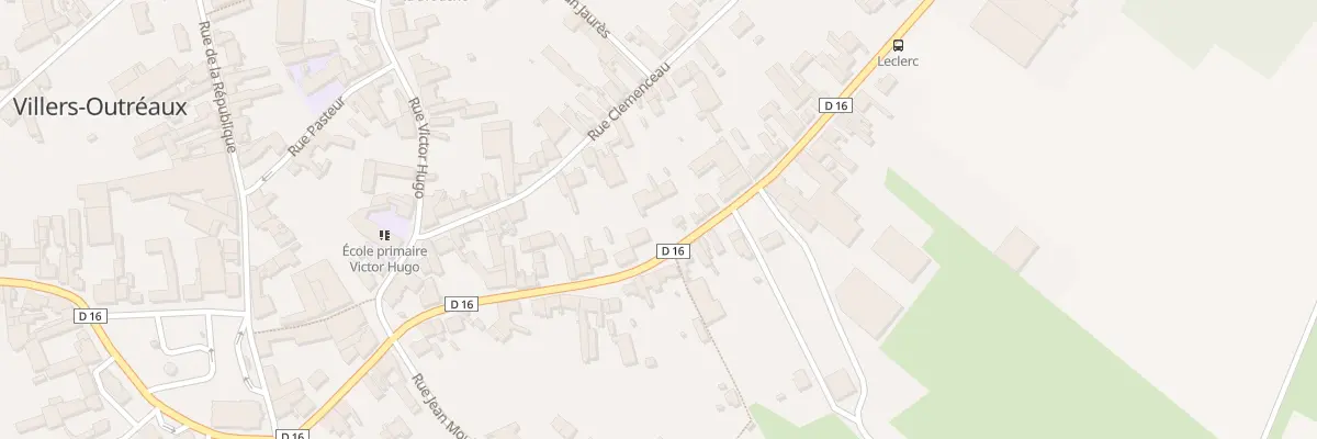 Plan du 27 Rue du Général Leclerc à Villers-Outréaux