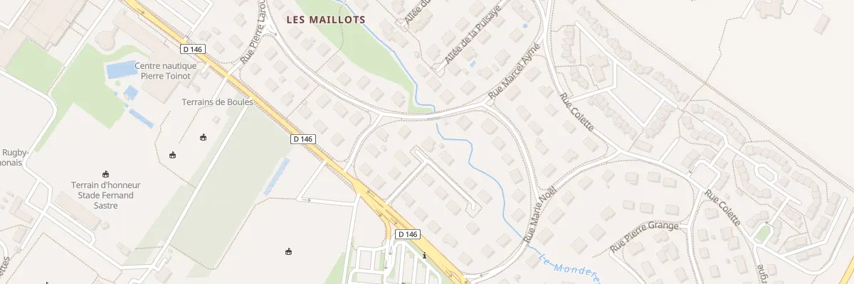 Plan du 9 Rue Paul Claudel à Sens