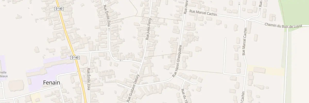 Plan du 4 Rue Jules Ferry à Fenain