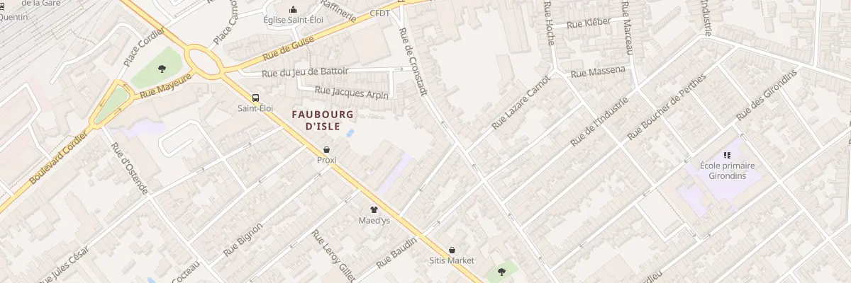 Plan du 32 Rue de Cronstadt à Saint-Quentin