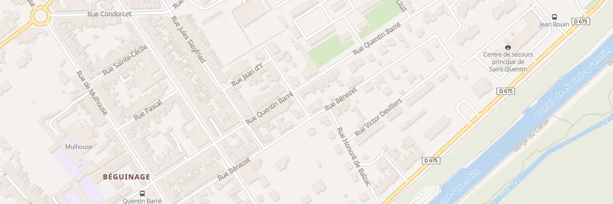 Plan du 193 Rue Bénézet à Saint-Quentin