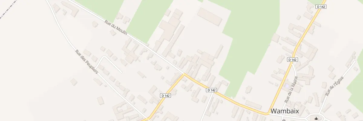 Plan du 4 Rue du Moulin à Wambaix