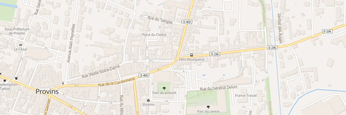 Plan du 59 Rue Vieille Notre Dame à Provins
