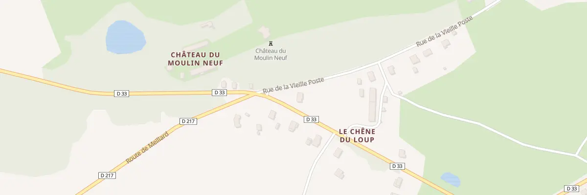 Plan du 25 Rue de la Vieille Poste à Châtel-de-Neuvre