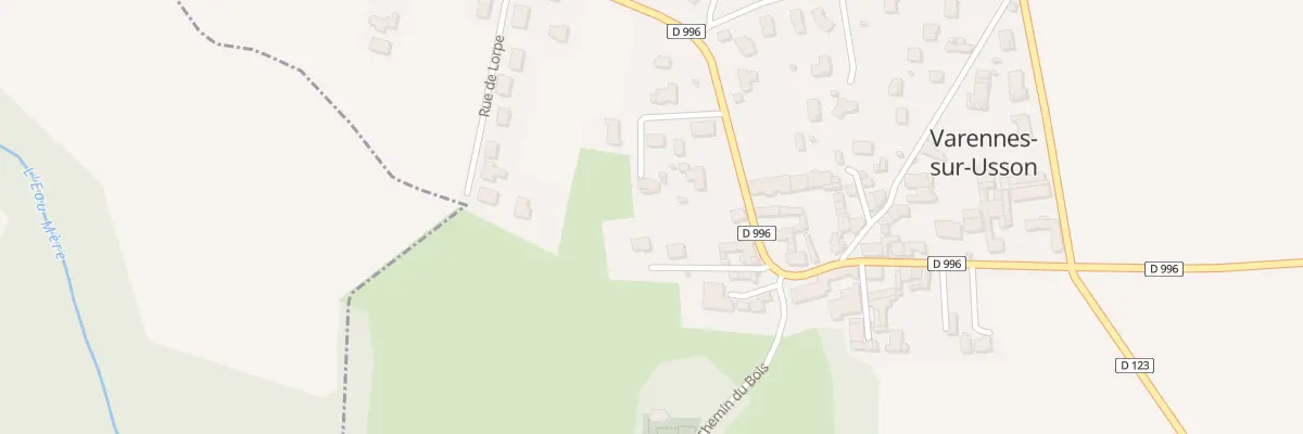Plan du 3 Rue des Bouleaux à Varennes-sur-Usson