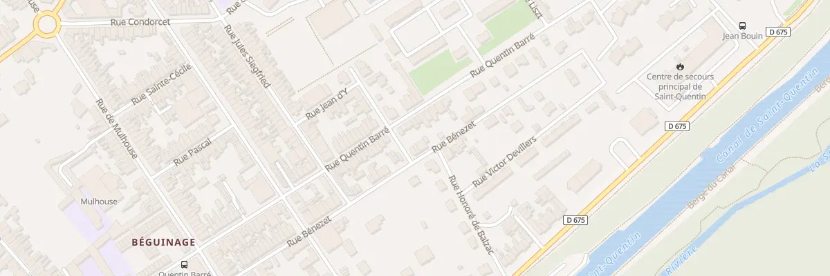 Plan du 128 Rue Quentin Barré à Saint-Quentin