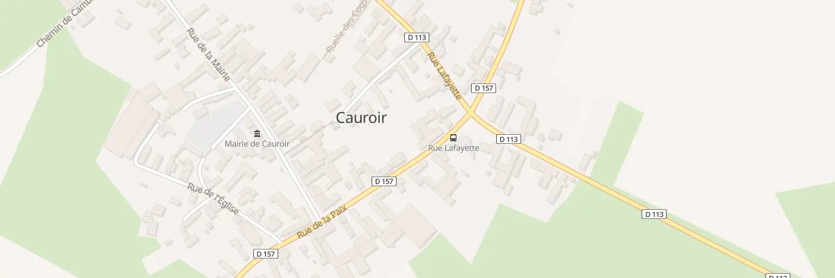 Plan du 21 Rue de la Paix à Cauroir