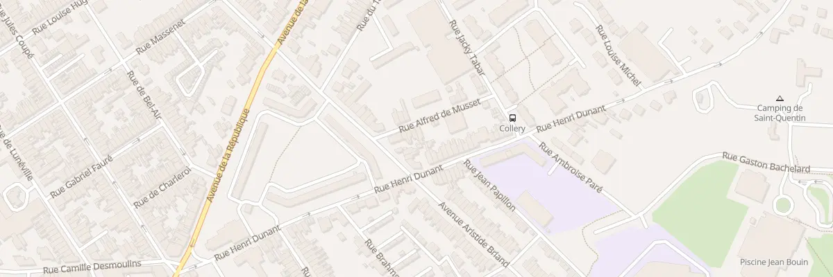 Plan du 10 Rue Alfred de Musset à Saint-Quentin