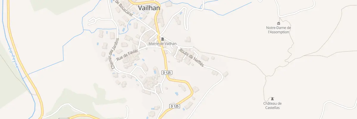 Plan du 5 Imp de Vallet à Vailhan