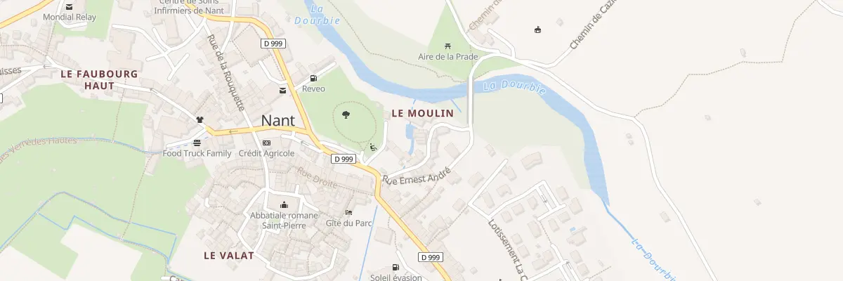 Plan du 7 Rue du Moulin à Nant
