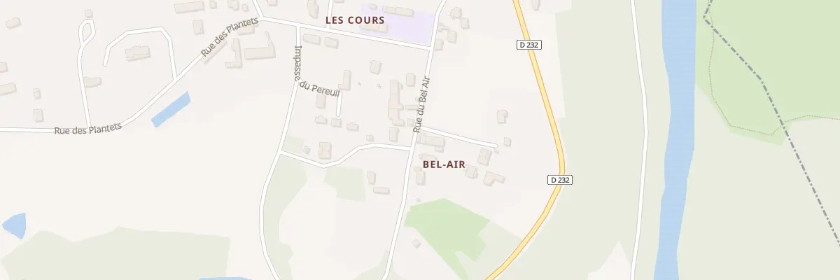 Plan du 5038 Le Bel Air à Monétay-sur-Allier