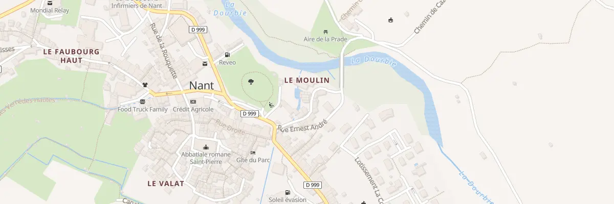 Plan du 5 Rue du Moulin à Nant