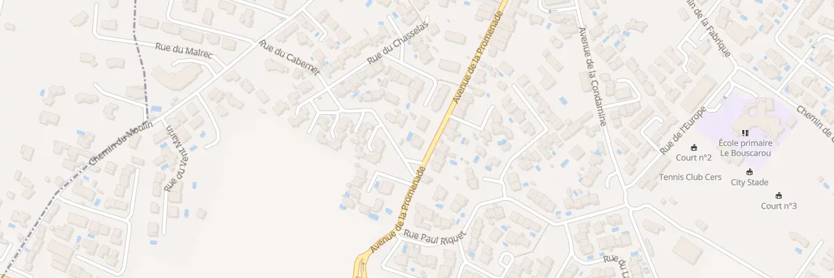 Plan du 2 Rue de la Clairette à Cers