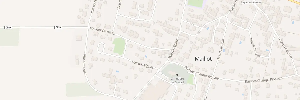 Plan du 1 Rue des Carrières à Maillot