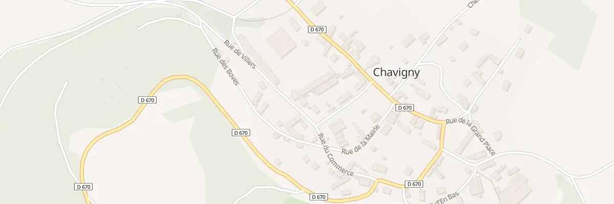 Plan du 2 Rue de Villers à Chavigny