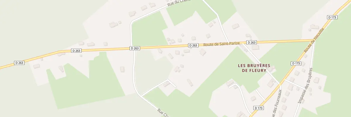 Plan du 10 Rte de St Parize à Fleury-sur-Loire