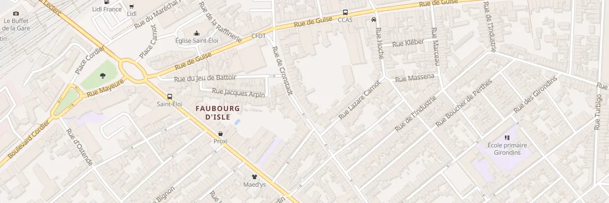 Plan du 33 Rue de Cronstadt à Saint-Quentin