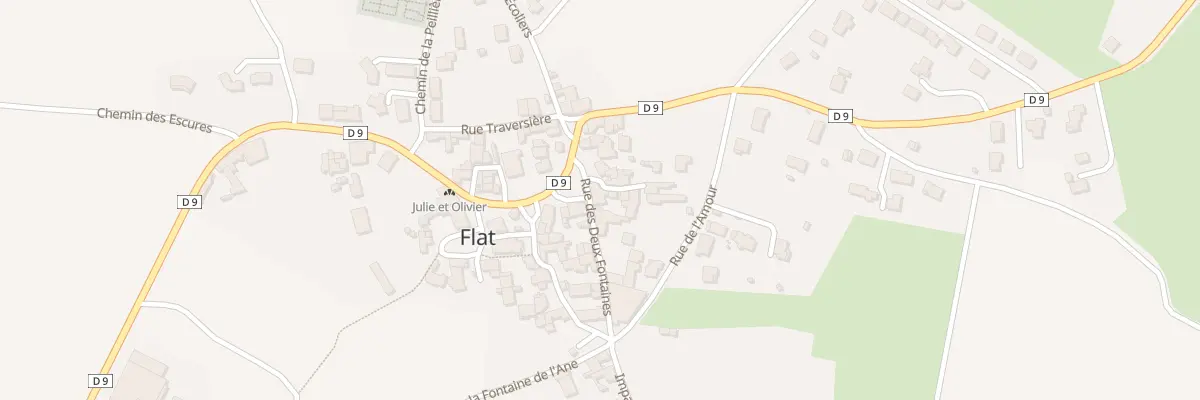 Plan du 7 Rue des Deux Fontaines à Aulhat-Flat