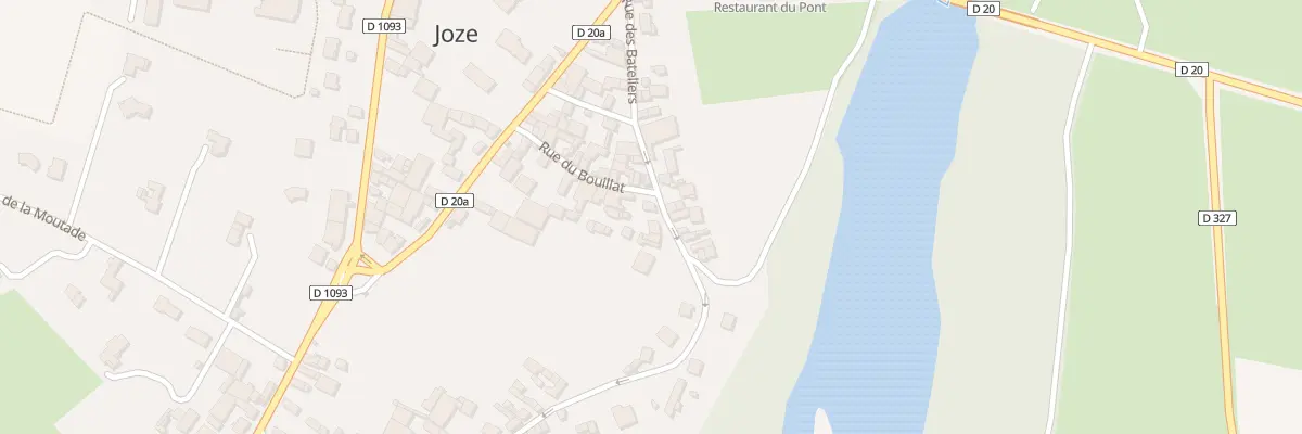 Plan du 5201 Rue des Bateliers à Joze