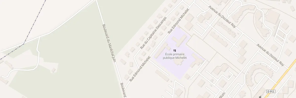 Plan du 17 Rue Edmond Michelet à Soissons