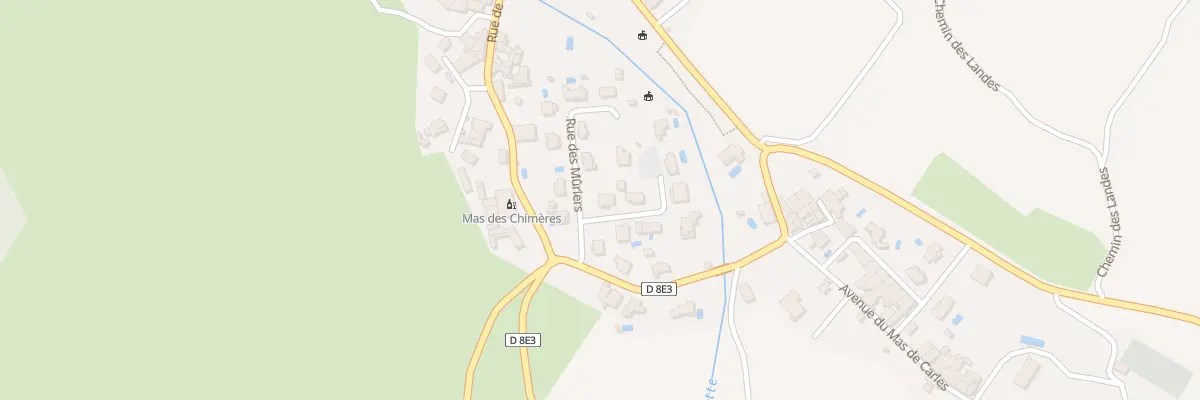 Plan du 9 Rue des Mimosas à Octon