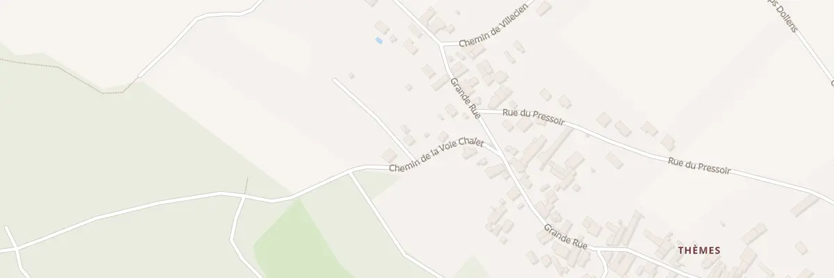 Plan du 1 Che du Champ de la Cure à Cézy