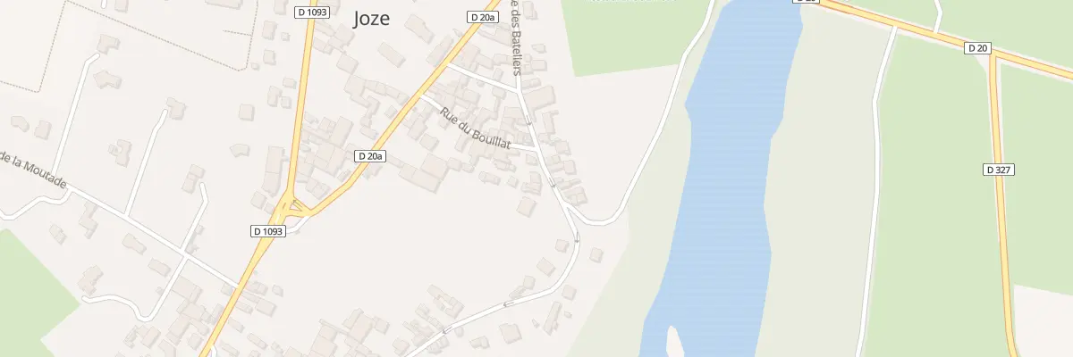 Plan du 5199 Rue des Bateliers à Joze