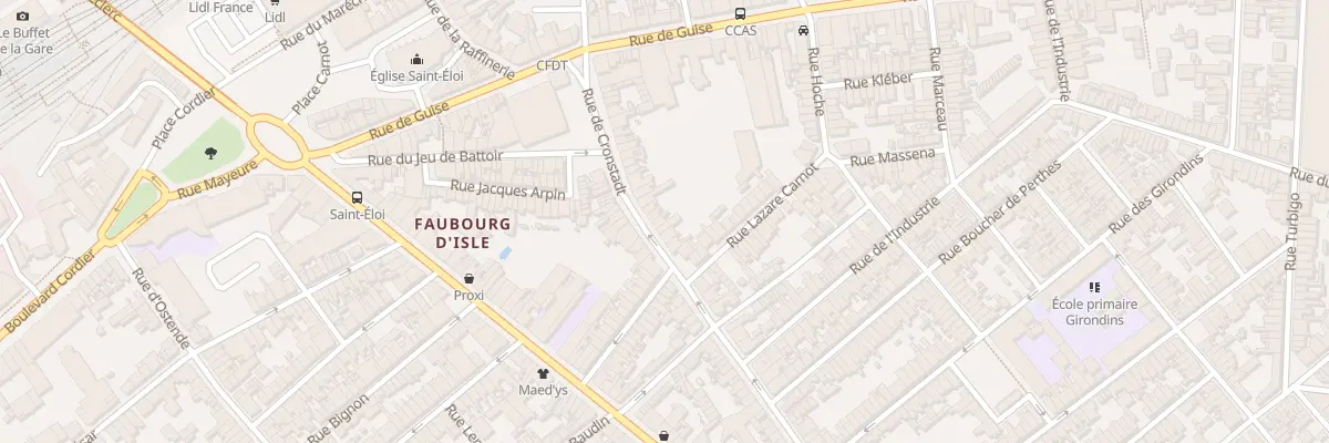 Plan du 37 Rue de Cronstadt à Saint-Quentin