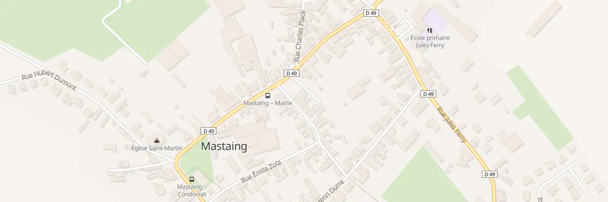 Plan du 3 Rue Pasteur à Mastaing