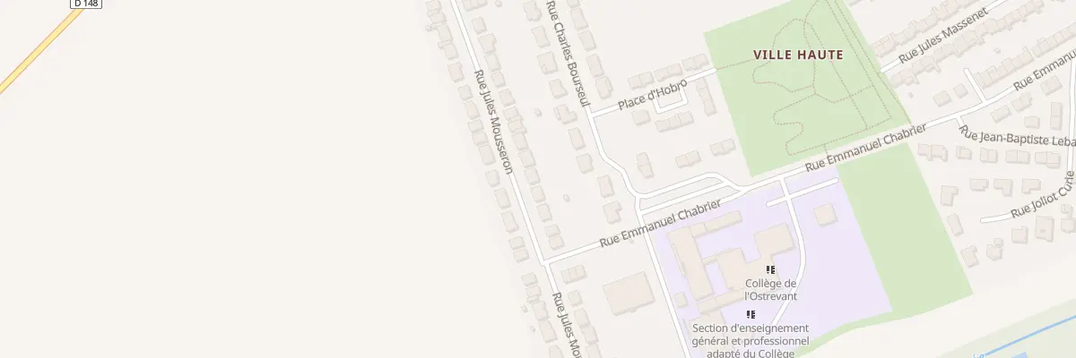 Plan du 331 Rue Jules Mousseron à Bouchain