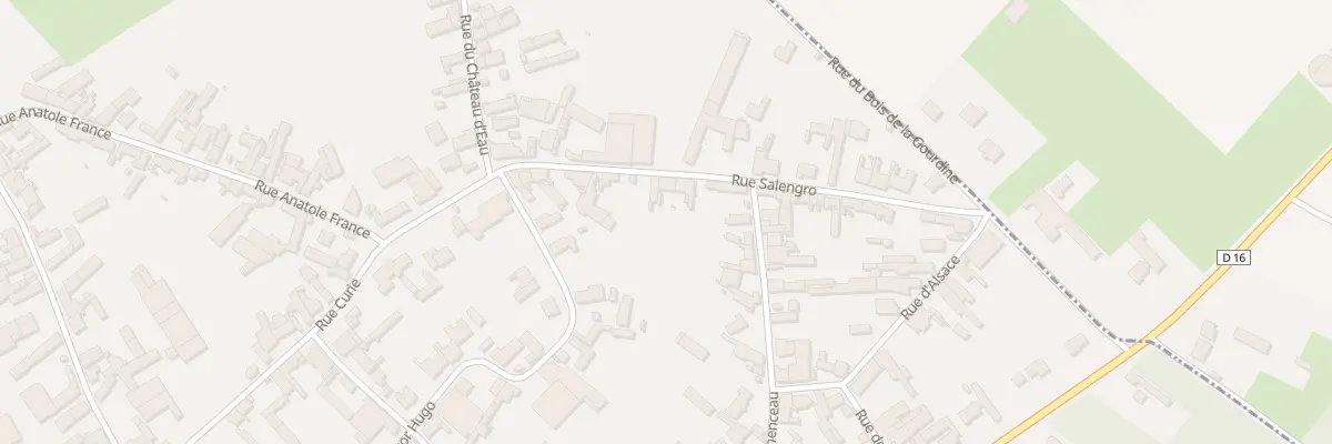 Plan du 20 Rue Salengro à Villers-Outréaux
