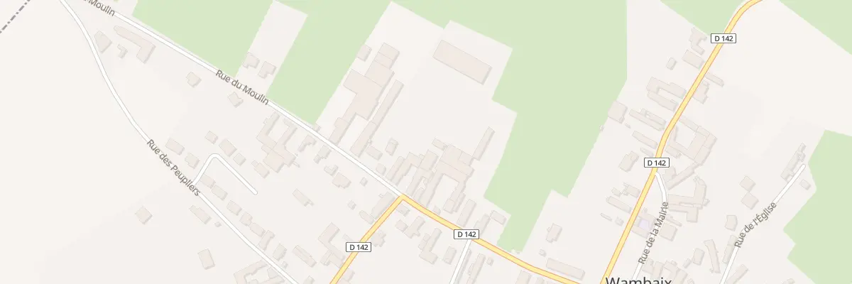 Plan du 2 Rue du Moulin à Wambaix