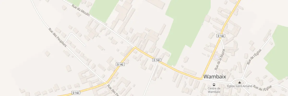 Plan du 6 Gr Gd Rue à Wambaix