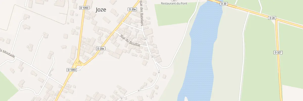 Plan du 17B Rue des Bateliers à Joze