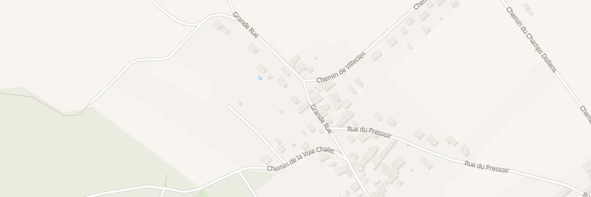 Plan de Gr Grande Rue de Themes à Cézy