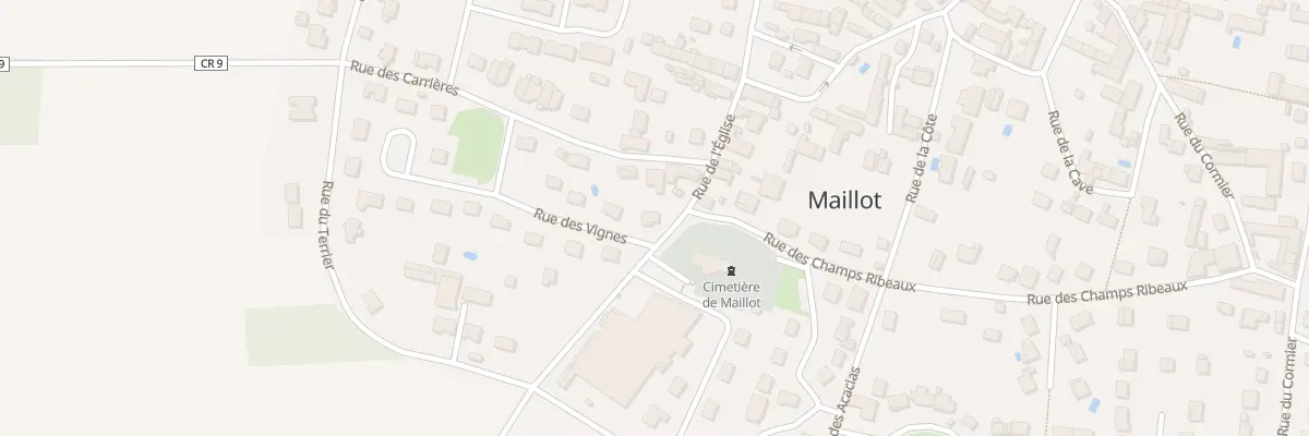Plan du 2 Rue des Vignes à Maillot