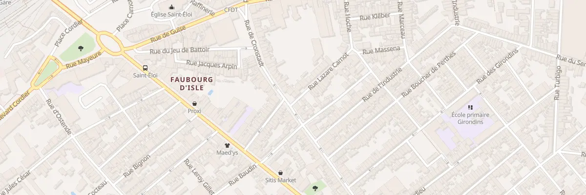 Plan du 45B Rue de Cronstadt à Saint-Quentin
