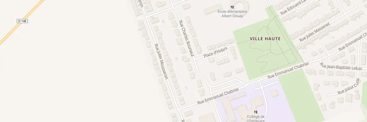 Plan du 296 Rue Charles Bourseul à Bouchain