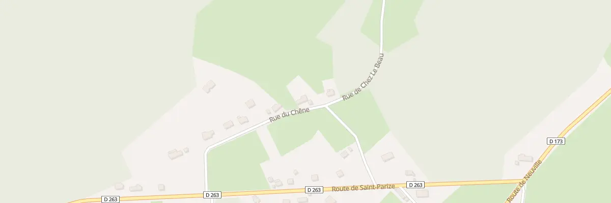 Plan du 1 Rue du Chene à Fleury-sur-Loire