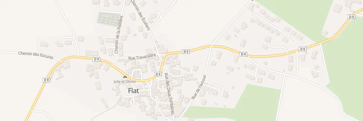 Plan du 3 Rue des Deux Fontaines à Aulhat-Flat