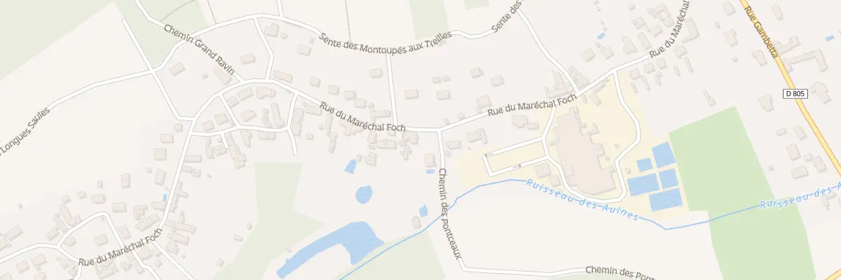 Plan du 425 Rue du Maréchal Foch à Courmelles