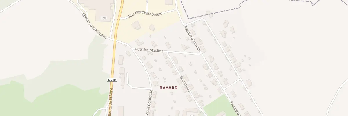 Plan du 29 Gr Grand’ Rue (Bayard) à Brassac-les-Mines